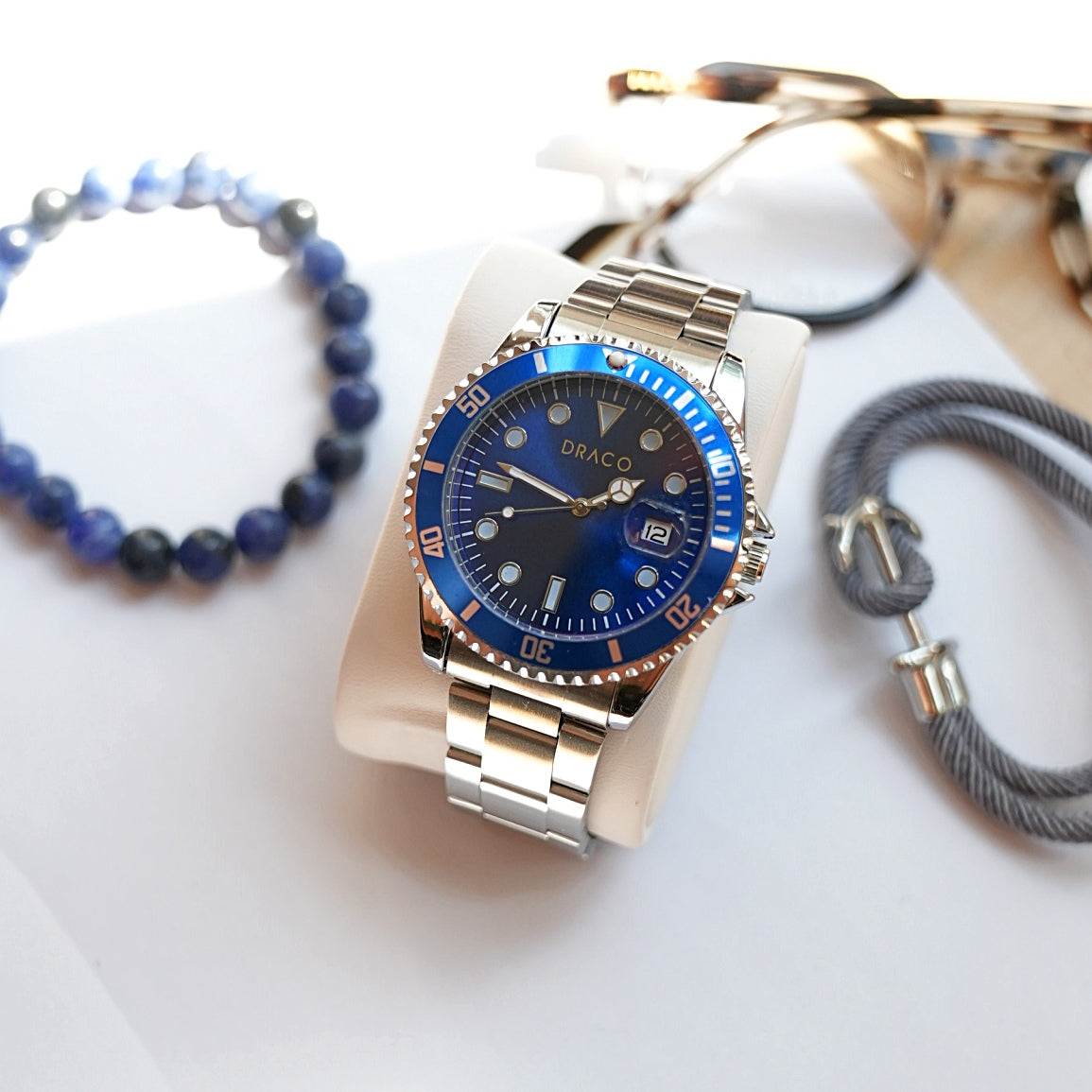 Ceas Nebula - Albastru