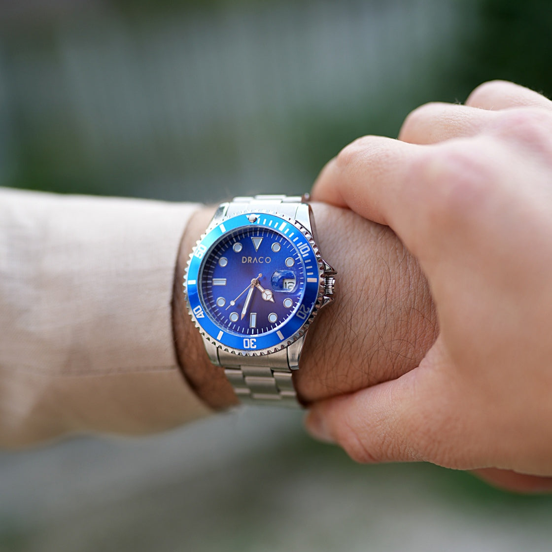 Ceas Nebula - Albastru