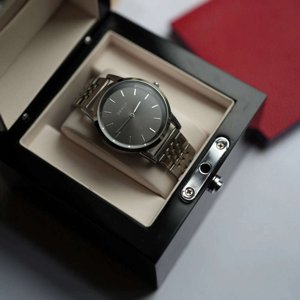 Ceas Celestial - Negru - Otel