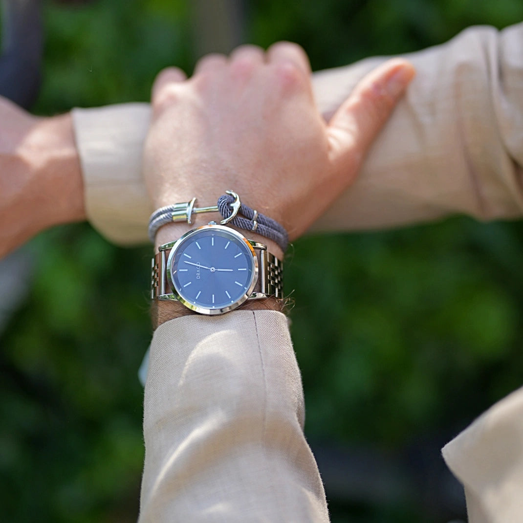 Ceas Celestial - Negru - Otel