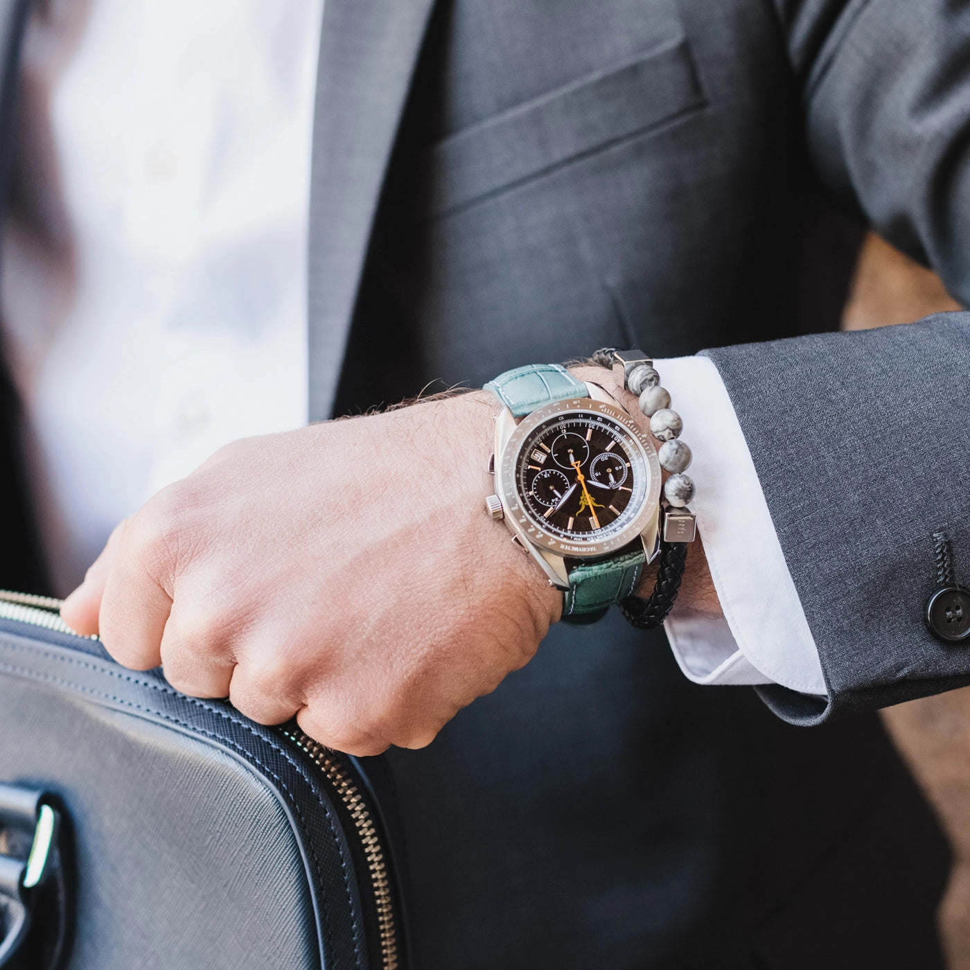 Cronograf Awakening - Argintiu