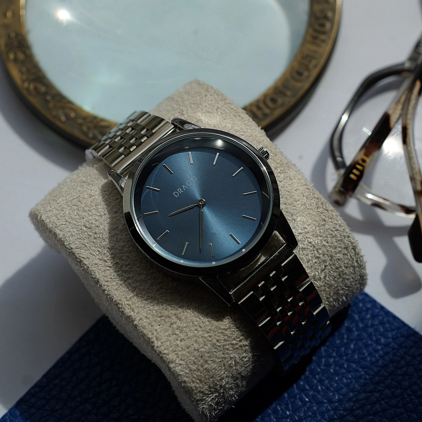 Ceas Celestial - Albastru - Otel