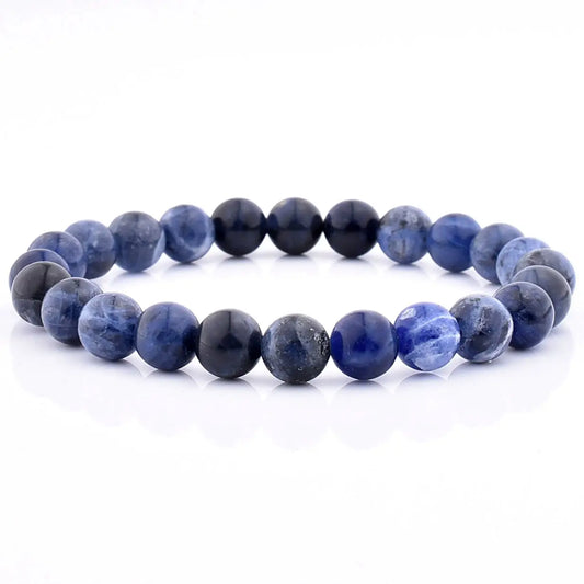 Natural Sodalite Beads Bracelet