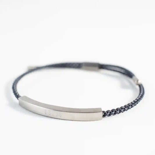 Rope and Steel Bracelet