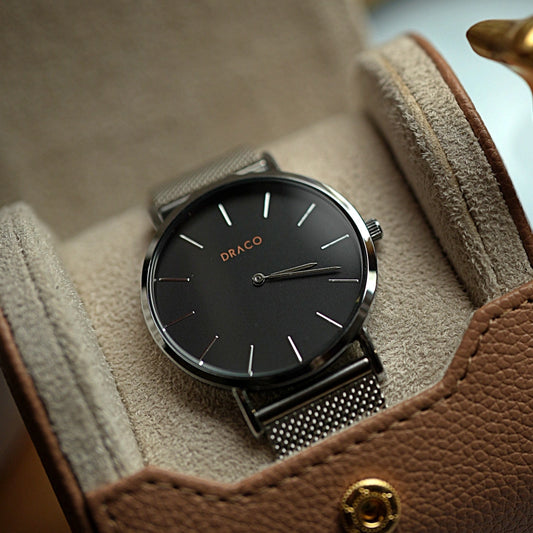 Ceas Arista - Negru - Otel