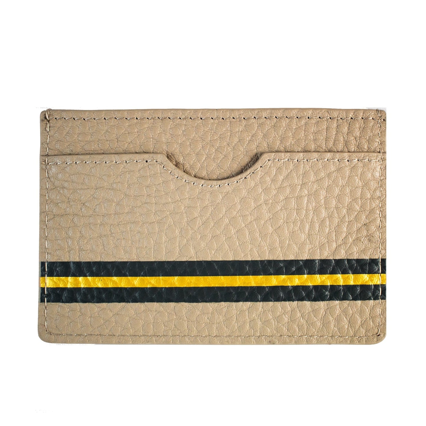 Stripe Cardholder in Grey